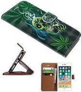 iPhone 8 Hoesje Wallet Case Cannabis