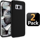 Telefoonhoesje - Back Cover - Geschikt Voor Samsung Galaxy S8+ - Zwart