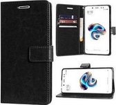 Samsung A20s Hoesje Portemonnee Book Wallet Case Zwart