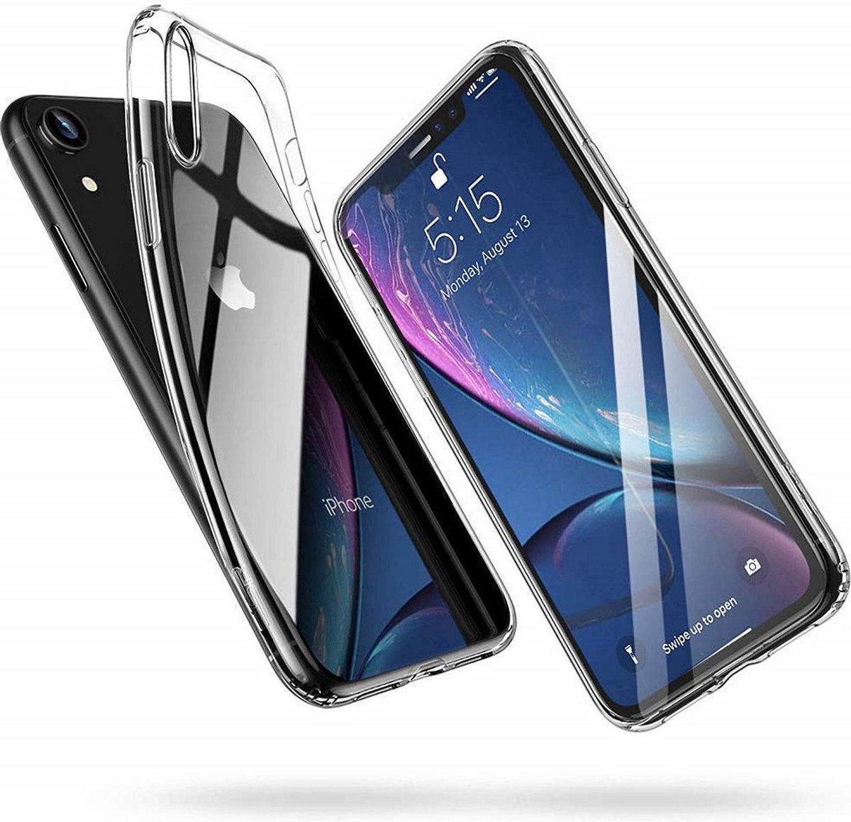 Soft TPU Transparant hoesje Silicone Case Geschikt voor: iPhone X / XS