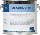 Wixx Steigerhoutbeits 2,5L | Zwart
