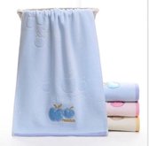 kinderhanddoekje – blauw - kers – extra zacht – katoen – hoge kwaliteit - verschillende kleuren