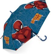 Marvel Paraplu Junior Spider-man 48 Cm Blauw