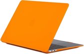 Laptop Hardcover Case - Geschikt voor Apple Macbook Pro 13.3 Inch 2020/2021 - Mat Oranje