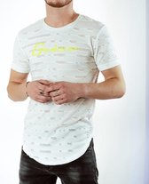 Ripped T-Shirt Branding Giuliano Uomo Maat L