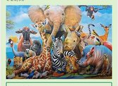 Diamond Painting Dierenrijk 40x50 ronde steentjes