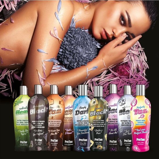Pro Tan Unbelievably Black 25x DHA Bronzers Zonnebankcreme - 250 ml