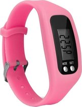 Digitale Stappenteller Armband - roze