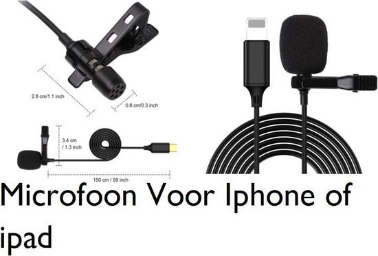 microfoon voor iPad of iPhone | ideaal voor vergaderingen | zeer goede  geluidsweergave... | bol.com