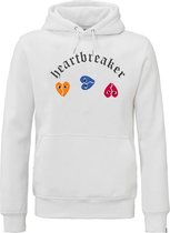 Heartbreaker Hoodie White Colors