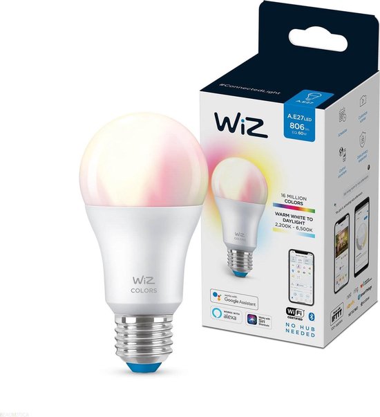 Connected WiZ Colors Led Intelligente verlichting Wit 11,5 W | bol.com