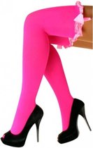 Britney kousen met strik fluor pink