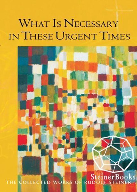 What is Necessary in These Urgent Times - cover