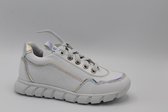 Jochie- 20504 witte sneaker met metallic accent- maat 34