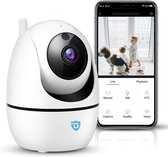 Detepo Huisdier en Baby Wifi Beveiliging Camera – App met Luister en Spreek Functie – Full HD 2 Megapixel - Met Beweeg En Geluidsdetectie – Bewaak uw Huis, Hond of Baby