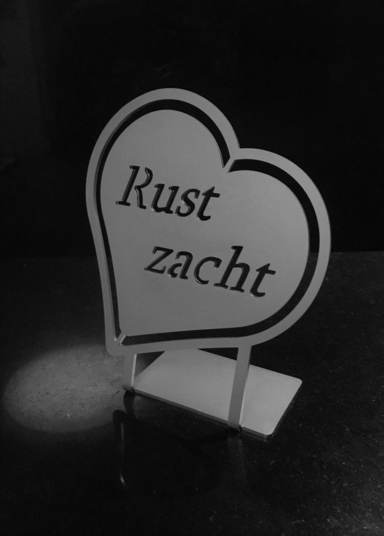 Foto: Hart grafdecoratie rouwdecoratie grafornament aandenken gedenkplaat