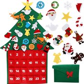 Vilten kerstboom voor kinderen incl 30 accessoires – Mini kerstboom vilt - Kunstkerstboom- Mini kerstboom - Adventskalender 2020 - Adventskalender - Kinder kerstboom - Kerstversiering -