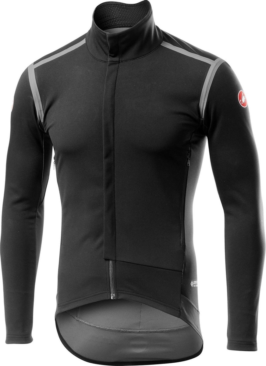 Castelli Fietsjack lange mouwen Rain Or Shine voor Heren Zwart  / CA Perfetto Ros Long Sleeve Light Black