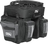 dubbele fietstas Amsterdam Triple 96 liter zwart
