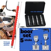 Boormachineaccessoires Set Haakse Bithouder Hoekschroefhulpstuk 2 stuks -  Bits - Flexibele Bithouder - Hoekschroefhulpstuk - 90 Graden - Uitboren  - Booraccessoires - Verwijder Schroeven - S