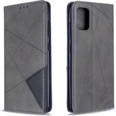 Book Case Samsung Galaxy A71 | Hoogwaardig PU Leren Hoesje | Lederen Wallet Case | Luxe Uitstraling | Telefoonhoesje | Pasjeshouder | Portemonnee | Grijs