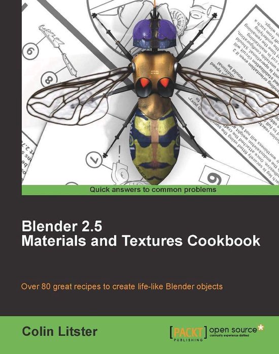 Blender 2.5 Materials and Textures Cookbook - cover
