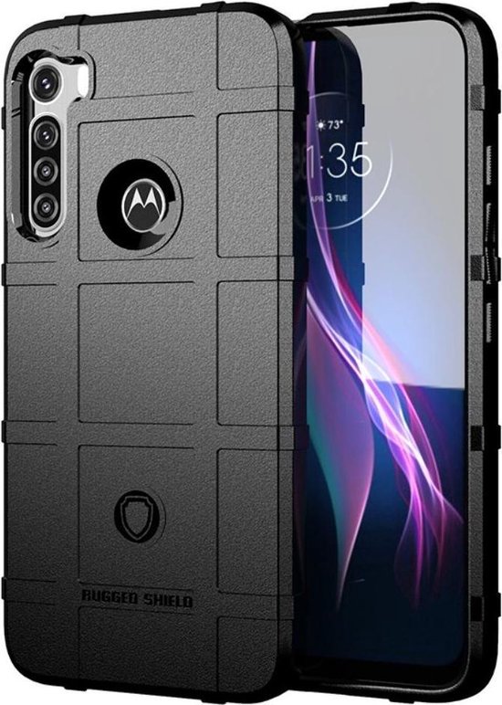 Rugged Shield Hoesje Geschikt voor Motorola One Fusion Plus Back
