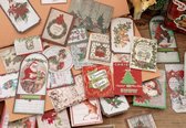 Vintage Kerststickers - 50 stuks - Christmas Sticker