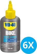 WD-40 Bike wet lube - smeervet - 100 ml - 6 stuks - fietsmiddel onderhoud