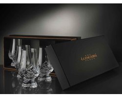 Exclusieve Glencairn Cut Whiskyglazen Set - 16% Loodkristal - Handgemaakt - 4 Glazen Image