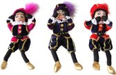 Beekwilder LVT Mini Pieten - 20cm - Traditionele kleuren - Sinterklaas decoratie - Knuffel