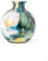 Design vaas Bolvase - Fidrio COLORI - glas, mondgeblazen bloemenvaas - diameter 11 cm