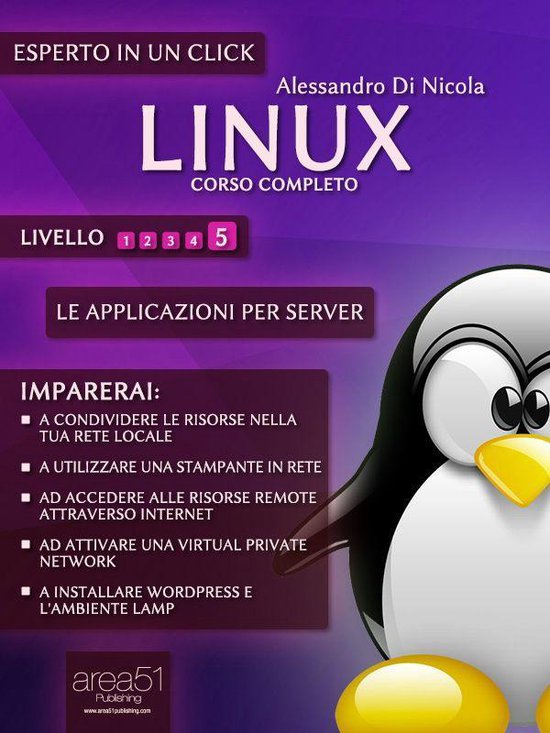 Linux corso completo - Livello 5 - cover
