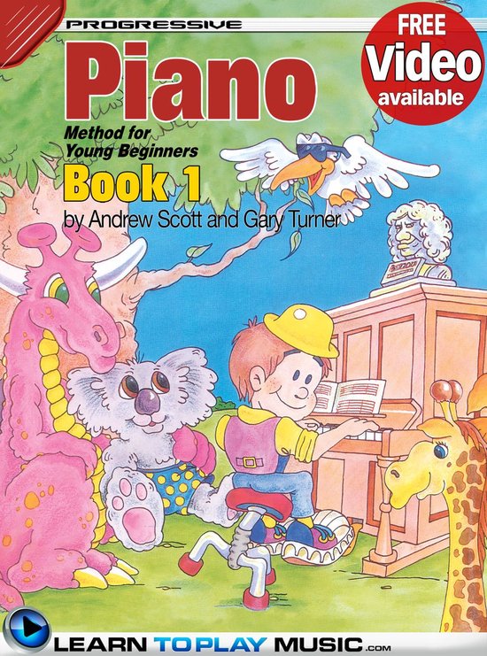 Piano Lessons for Kids - Book 1 - cover