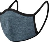 Feba Niet-medisch mondmasker Grijs MO707 maat s/m verpakt per 2 stuks.