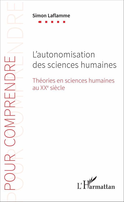 L'autonomisation des sciences humaines - cover