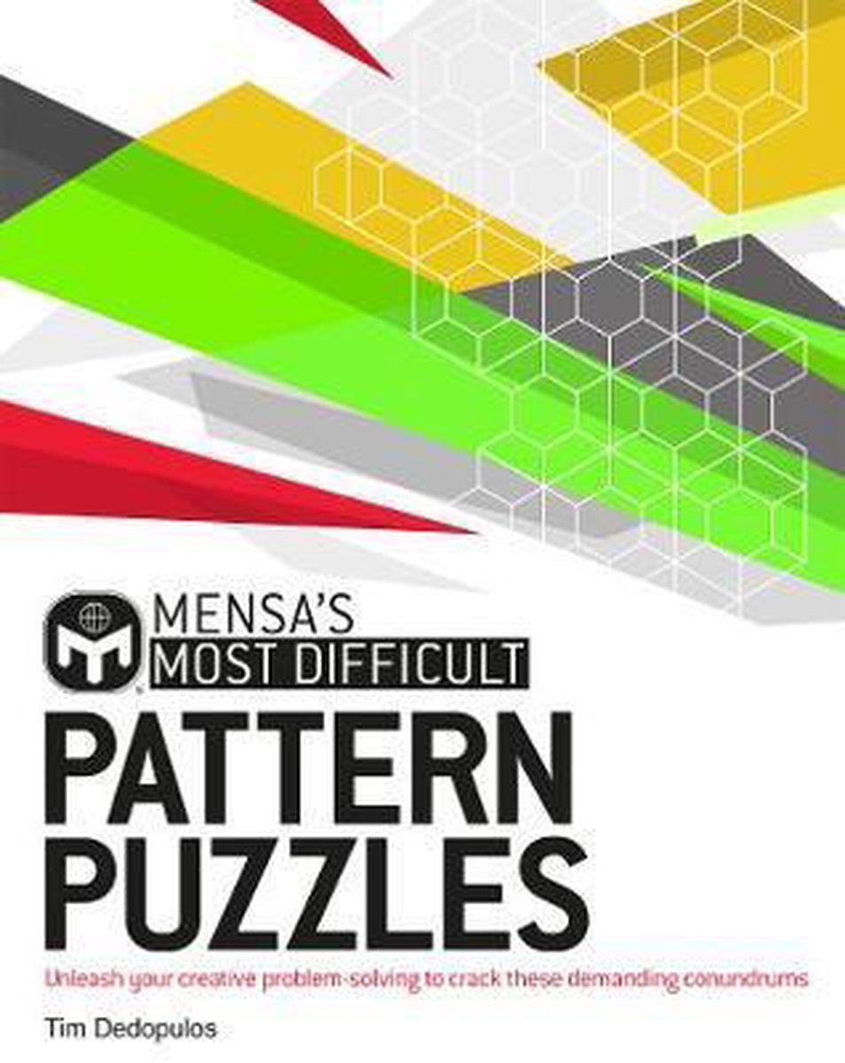 Mensa's Most Difficult Pattern Puzzles