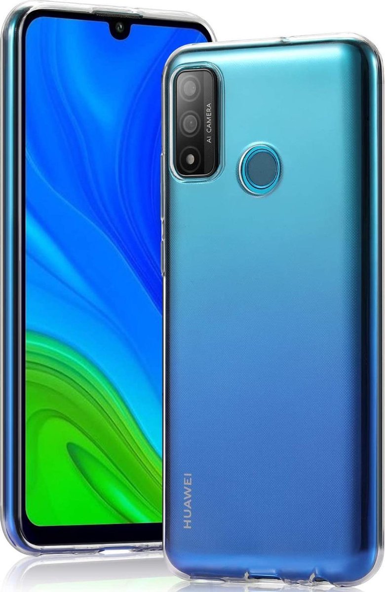 Silicone hoesje transparant Geschikt voor: Huawei P Smart 2020