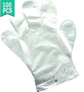 HDPE wegwerp handschoenen met ophang gat – 2 x 100 stuks