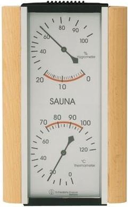 'DrFriedrichs' Sauna Thermomètre Hygromètre de luxe (26cm)