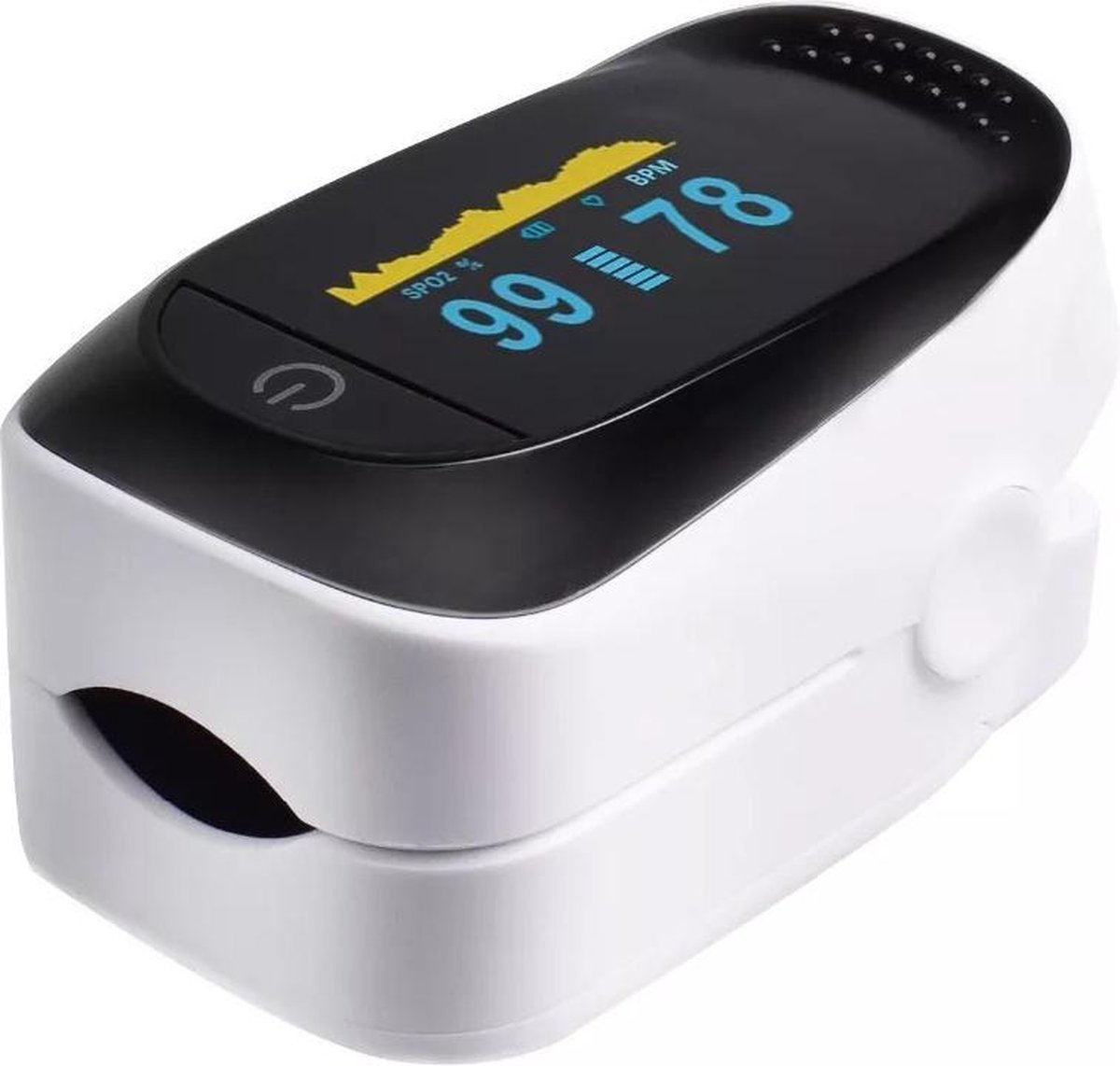 BURCH Med Saturatiemeter zuurstofmeter vinger - Oximeter - CE + FAGG Medische kwalificatie en