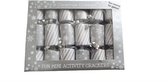 Christmas Crackers - Mini Kerstmis Spel - Woordzoekspel - Zilver - Set van 6