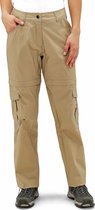 Wildebeast Indra Wandelbroek / Afritsbroek - Bruin - Dames  - Maat L