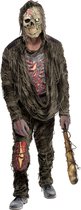 Amscan Kostuum Zombie Heren Polyester Bruin 3-delig Maat M/l