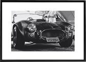 Poster Oldtimer Auto - Retro Coupé Cabriolet - met Passe Partout excl. lijst - Large 50x70