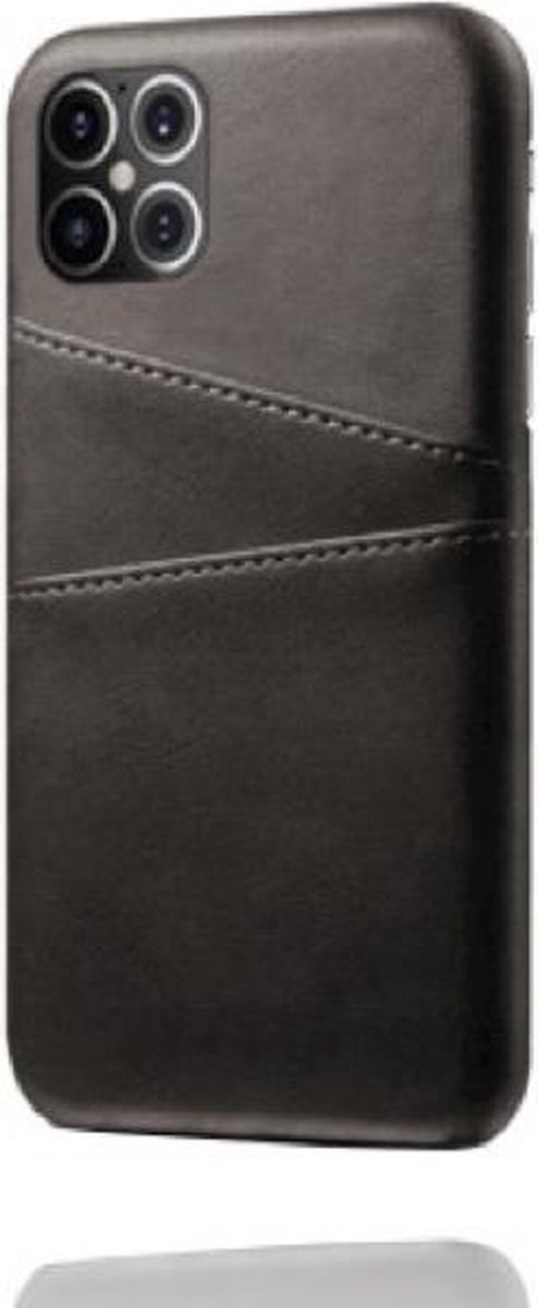 Casecentive Leren Wallet back case iPhone 12 Pro Max zwart