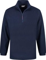Santino fleece sweater Serfaus - navy - maat 5XL