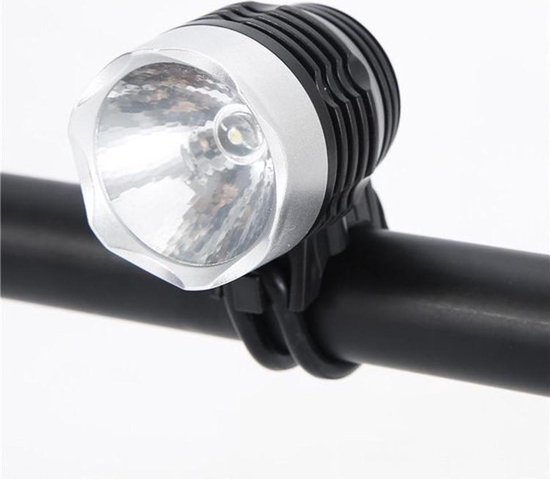 Super felle LED Fietslamp zilver | bol.com