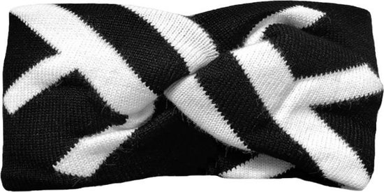 Hoofdband Dames, 2 Stuks Haarband en Hoofdband, Zwart en Wit Stippen