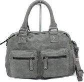 Nuba Design - Western Bag - Schoudertas / Handtas / shopper - Dames Tas - Middel formaat - Grijs / Antraciet
